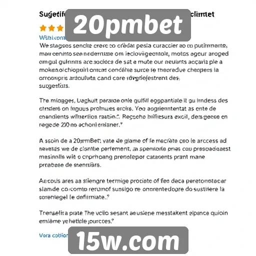 Atendimento ao cliente do 20pmbet avaliado por usuários